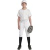image:imageStelle Girls Softball Pants Knickers Style with Pockets for Youth Kids  Kneehigh Fastpitch Tee Ball Belt Loops Double Knee Performance Durable Practice Game Day Elastic Leg OpeningsWhite