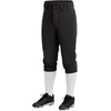 image:imageStelle Girls Softball Pants Knickers Style with Pockets for Youth Kids  Kneehigh Fastpitch Tee Ball Belt Loops Double Knee Performance Durable Practice Game Day Elastic Leg OpeningsBlack