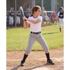 image:imageStelle Girls Softball Pants Knickers Style with Pockets for Youth Kids  Kneehigh Fastpitch Tee Ball Belt Loops Double Knee Performance Durable Practice Game Day Elastic Leg OpeningsLight Grey