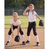 image:imageStelle Girls Softball Pants Knickers Style with Pockets for Youth Kids  Kneehigh Fastpitch Tee Ball Belt Loops Double Knee Performance Durable Practice Game Day Elastic Leg OpeningsBlack