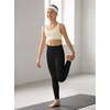 image:imageStelle Girls Sports Bra Cross Back Training Bras for Dance Yoga 6Y15Y  Moisturewicking Fabric Soft Stretch Support Removable Pads Ballet Cheer Running Active ComfortCreme