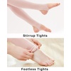 image:imageStelle Girls Women Stirrup Ballet Tights for Dance Class Kids Adult  Convertible amp Transition Soft Footless Stockings Stretch Opaque Teen amp Youth Pantyhose Gymnastics Ballerina RecitalBallet Pink