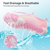 image:imageStelle Kids Water Shoes TPUReinforced Barefoot  NonSlip Quick Dry Packable Design with CordLock Drawstring for Boys GirlsBeach Pool HikingToddler to Big KidPink