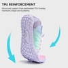 image:imageStelle Kids Water Shoes TPUReinforced Barefoot  NonSlip Quick Dry Packable Design with CordLock Drawstring for Boys GirlsBeach Pool HikingToddler to Big KidMermaid Ombre