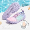 image:imageStelle Kids Water Shoes TPUReinforced Barefoot  NonSlip Quick Dry Packable Design with CordLock Drawstring for Boys GirlsBeach Pool HikingToddler to Big KidMermaid Ombre