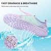 image:imageStelle Kids Water Shoes TPUReinforced Barefoot  NonSlip Quick Dry Packable Design with CordLock Drawstring for Boys GirlsBeach Pool HikingToddler to Big KidMermaid Ombre