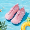 image:imageStelle Kids Water Shoes TPUReinforced Barefoot  NonSlip Quick Dry Packable Design with CordLock Drawstring for Boys GirlsBeach Pool HikingToddler to Big KidPink