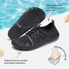 image:imageStelle Kids Water Shoes TPUReinforced Barefoot  NonSlip Quick Dry Packable Design with CordLock Drawstring for Boys GirlsBeach Pool HikingToddler to Big KidBlack