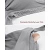 image:imageStelle Lace Nursing Bras for Breastfeeding Seamless Pregnancy Maternity Wireless Bralette with Pads ExtendersGraybeige