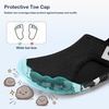 image:imageStelle Toddler Water Shoes Kids Barefoot NonSlip  Quick Dry HookandLoop Strap with BuiltIn Drainage for Boys GirlsNatural Foot Movement Beach Pool Swim Hiking CampingBlack