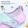 image:imageStelle Toddler Water Shoes Kids Barefoot NonSlip  Quick Dry HookandLoop Strap with BuiltIn Drainage for Boys GirlsNatural Foot Movement Beach Pool Swim Hiking CampingMermaid Ombre