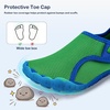 image:imageStelle Toddler Water Shoes Kids Barefoot NonSlip  Quick Dry HookandLoop Strap with BuiltIn Drainage for Boys GirlsNatural Foot Movement Beach Pool Swim Hiking CampingGreen
