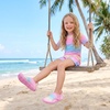 image:imageStelle Toddler Water Shoes Kids Barefoot NonSlip  Quick Dry HookandLoop Strap with BuiltIn Drainage for Boys GirlsNatural Foot Movement Beach Pool Swim Hiking CampingRainbow
