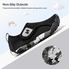 image:imageStelle Toddler Water Shoes Kids Barefoot NonSlip  Quick Dry HookandLoop Strap with BuiltIn Drainage for Boys GirlsNatural Foot Movement Beach Pool Swim Hiking CampingBlack