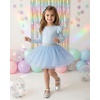 image:imageStelle Tutu for Girls Skirt Layered Tulle Ballet Princess Birthday Outfit  Tutu for girls Layered fluffy sequin skirt Lightweight soft fabric Toddler tutu Dance class Performance Birthday outfitIcy Blue
