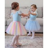 image:imageStelle Tutu for Girls Skirt Layered Tulle Ballet Princess Birthday Outfit  Tutu for girls Layered fluffy sequin skirt Lightweight soft fabric Toddler tutu Dance class Performance Birthday outfitUnicorn