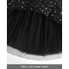 image:imageStelle Tutu for Girls Skirt Layered Tulle Ballet Princess Birthday Outfit  Tutu for girls Layered fluffy sequin skirt Lightweight soft fabric Toddler tutu Dance class Performance Birthday outfitBlack