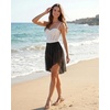 image:imageStelle Women Ballet Skirt Chiffon Dance Wrap Skirt Mesh Sheer Pull On Skirt  BlackWhitePink Ballet Skirt Women Pull on elastic waist Chiffon ballet wrap skirt Dance Rehearsal Recital Studio wearBlack