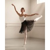 image:imageStelle Women Ballet Skirt Chiffon Dance Wrap Skirt Mesh Sheer Pull On Skirt  BlackWhitePink Ballet Skirt Women Pull on elastic waist Chiffon ballet wrap skirt Dance Rehearsal Recital Studio wearBlack