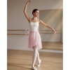 image:imageStelle Women Ballet Skirt Chiffon Dance Wrap Skirt Mesh Sheer Pull On Skirt  BlackWhitePink Ballet Skirt Women Pull on elastic waist Chiffon ballet wrap skirt Dance Rehearsal Recital Studio wearBallet Pink