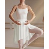 image:imageStelle Women Ballet Skirt Chiffon Dance Wrap Skirt Mesh Sheer Pull On Skirt  BlackWhitePink Ballet Skirt Women Pull on elastic waist Chiffon ballet wrap skirt Dance Rehearsal Recital Studio wearWhite