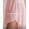 image:imageStelle Women Ballet Skirt Chiffon Dance Wrap Skirt Mesh Sheer Pull On Skirt  BlackWhitePink Ballet Skirt Women Pull on elastic waist Chiffon ballet wrap skirt Dance Rehearsal Recital Studio wearBallet Pink