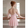 image:imageStelle Women Ballet Skirt Chiffon Wrap Skirt Pull On Mesh Sheer Dance Skirt  Ballet skirts for women Elastic waist pull on Flowing movement Dance Rehearsal Recital Studio wearBallet Pink