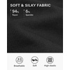 image:imageStelle Women Henley Long Sleeve Crop Tops Ribbed Knit Button Slim Fitted Tops Casual Basic T ShirtsBlack2