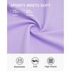 image:imageStelle Womens ALine Tennis Skort with Built in Shorts for Golf Sports  Moisturewicking fabric High waist Ball pockets Tennis Golf Pickleball Fourway stretchLilac