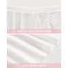 image:imageStelle Womens Pull On Ballet Skirt Chiffon Adult Wrap Dance Skirt  Ballet skirts for women Elastic waist pull on Flowing movement Ballet wrap skirt Dance Rehearsal Recital Studio wearWhite