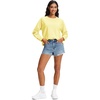 image:imageStelle Womens Raglan Crewneck Sweatshirt Relaxed Fit Casual Everyday  Soft fleece lining Raglan sleeves Ribbed cuffs Layering essential Lounge Travel StreetwearApina Colada