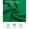 image:imageStelle Womens Raglan Crewneck Sweatshirt Relaxed Fit Casual Everyday  Soft fleece lining Raglan sleeves Ribbed cuffs Layering essential Lounge Travel StreetwearKelly Green