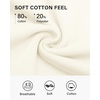 image:imageStelle Womens Raglan Crewneck Sweatshirt Relaxed Fit Casual Everyday  Soft fleece lining Raglan sleeves Ribbed cuffs Layering essential Lounge Travel StreetwearAoff White