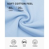 image:imageStelle Womens Raglan Crewneck Sweatshirt Relaxed Fit Casual Everyday  Soft fleece lining Raglan sleeves Ribbed cuffs Layering essential Lounge Travel StreetwearBaby Blue