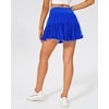 image:imageStelle Womens Tiered Ruffle Tennis Athletic Skirts with Built in Shorts  Tiered ruffle design Ball pockets Highrise waistband Tennis Pickleball Golf Quick dry performanceSapphire