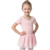 image:imageStelle Ballet Leotards for Girls Toddler Dance Ballerina Costumes Dresses  Toddler Ballet Dress with DoubleLayer Sequin Skirt Short Sleeve Leotard Dress for Ballet Gymnastics amp PerformanceBallet Pink