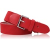 image:imageStelle Baseball Softball Belt Elastic Adjustable Girls Boys Youth Adults  Secure Metal Buckle Comfortable Stretch Fit Fastpitch Tee Ball Uniform Practice Game Day Durable Women MenRed