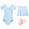 image:imageStelle Girls Ballet Leotards Toddler Dance Combo with Skirt and Tights1blue