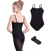 image:imageStelle Girls Camisole Leotards with Tights for BalletGymnasticsDanceBlack