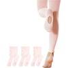image:imageStelle Girls Convertible amp Transition Ballet Tights for Toddler Dance Kid  High Waist Stretch Opaque Soft Footless Stockings Teen amp Youth Pantyhose Ballerina Class Studio Performance Recital3packballet Pink