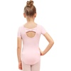 image:imageStelle Girls Cotton Ballet Dance Leotard with Bow Back for Dance Class  Cotton Soft stretch fabric Breathable Comfort fit Leotard for girls Toddler Ballet class Gymnastics Dance recital1ballet Pink