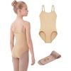 image:imageStelle Girls Seamless Camisole Leotard with Convertible TightsLight Nude