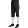 image:imageStelle Girls Softball Pants Knickers Style with Pockets for Youth Kids  Kneehigh Fastpitch Tee Ball Belt Loops Double Knee Performance Durable Practice Game Day Elastic Leg OpeningsBlack