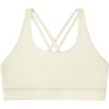 image:imageStelle Girls Sports Bra Cross Back Training Bras for Dance Yoga 6Y15Y  Moisturewicking Fabric Soft Stretch Support Removable Pads Ballet Cheer Running Active ComfortCreme