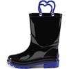 image:imageStelle Girls Waterproof Rain Boots with EasyOn Handles  Girls amp Boys Lightweight Cute Heart Handles NonSlip Sole Rain Puddle Outdoor Play for Toddler to KidsBlack