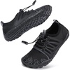 image:imageStelle Kids Water Shoes TPUReinforced Barefoot  NonSlip Quick Dry Packable Design with CordLock Drawstring for Boys GirlsBeach Pool HikingToddler to Big KidBlack