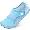 image:imageStelle Toddler Water Shoes Kids Barefoot NonSlip  Quick Dry HookandLoop Strap with BuiltIn Drainage for Boys GirlsNatural Foot Movement Beach Pool Swim Hiking CampingBlue Ombre
