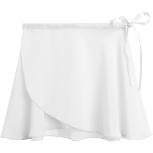 image:imageSTELLE Ballet Skirt Women Chiffon Wrap Skirt Adjustable Tie Dance SkirtsWhite