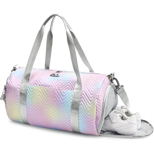 image:imageSTELLE Dance Bag for Girls Duffle Bag with Shoe CompartmentRWF  Spacious duffle bag with shoe compartment Perfect for ballet Gymnastics cheer Travel and giftsRainbow Wash