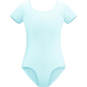 image:imageStelle Ballet Leotards for Girls Short Sleeve Gymnastics Dance Outfit 216Y  Scoop neckline Stretch fabric Comfortable fit Skinfriendly Gymnastics amp Ballet Toddler dancewear Kids bodysuitBlue